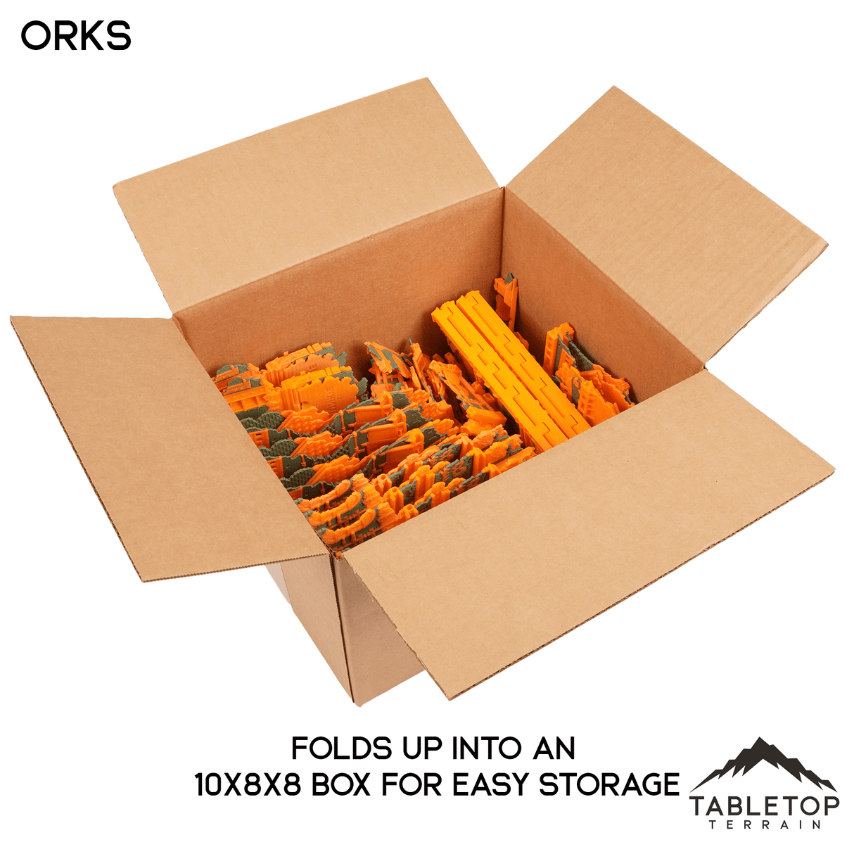 Tabletop Terrain Terrain Space Orks Foldable Multicolor 10e Tournament Terrain