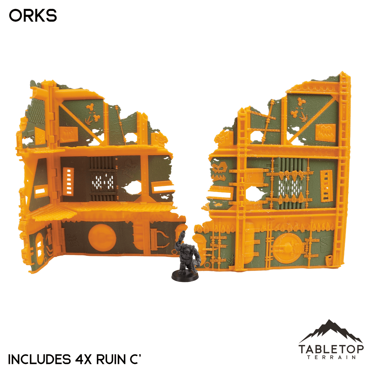 Tabletop Terrain Terrain Space Orks Foldable Multicolor 10e Tournament Terrain