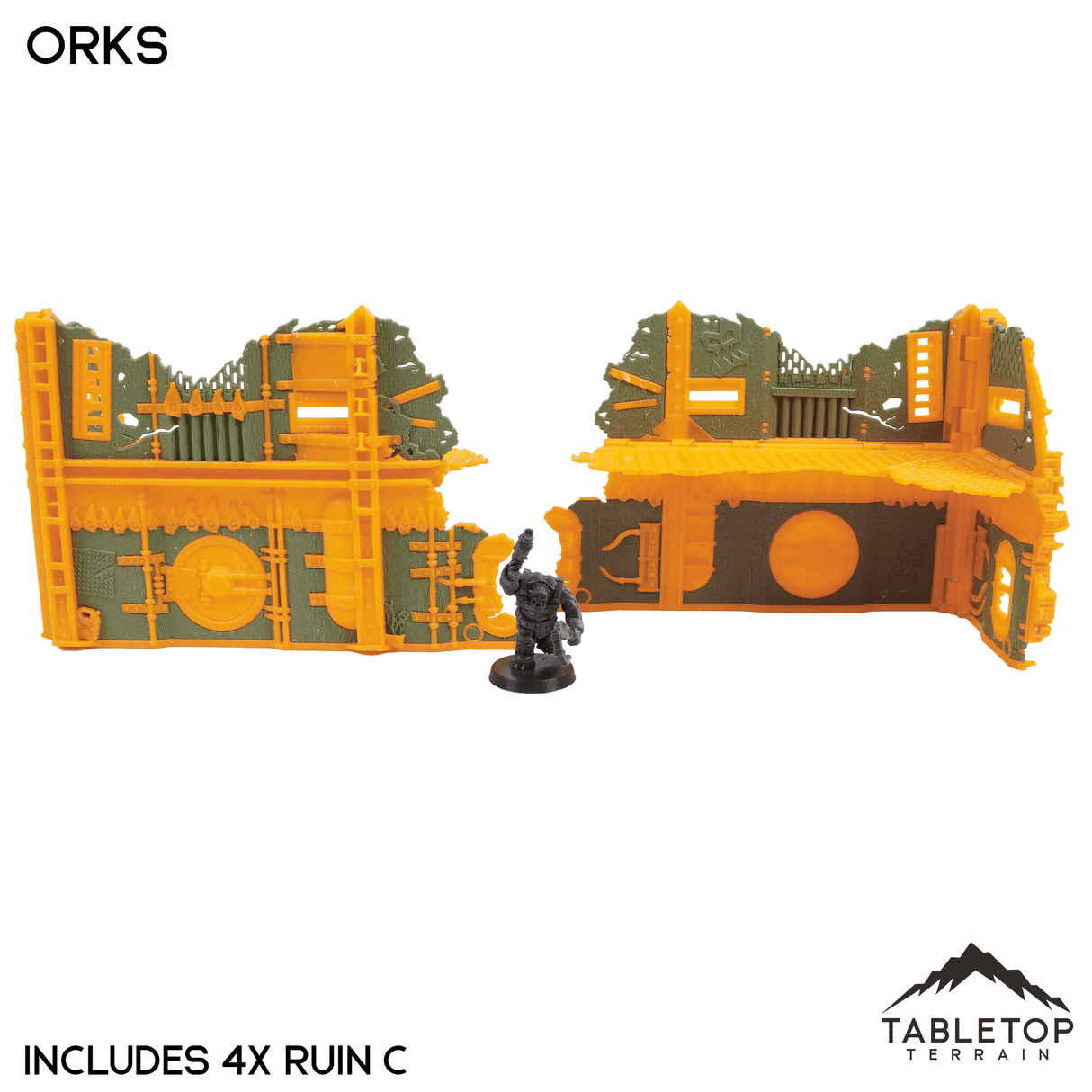 Tabletop Terrain Terrain Space Orks Foldable Multicolor 10e Tournament Terrain
