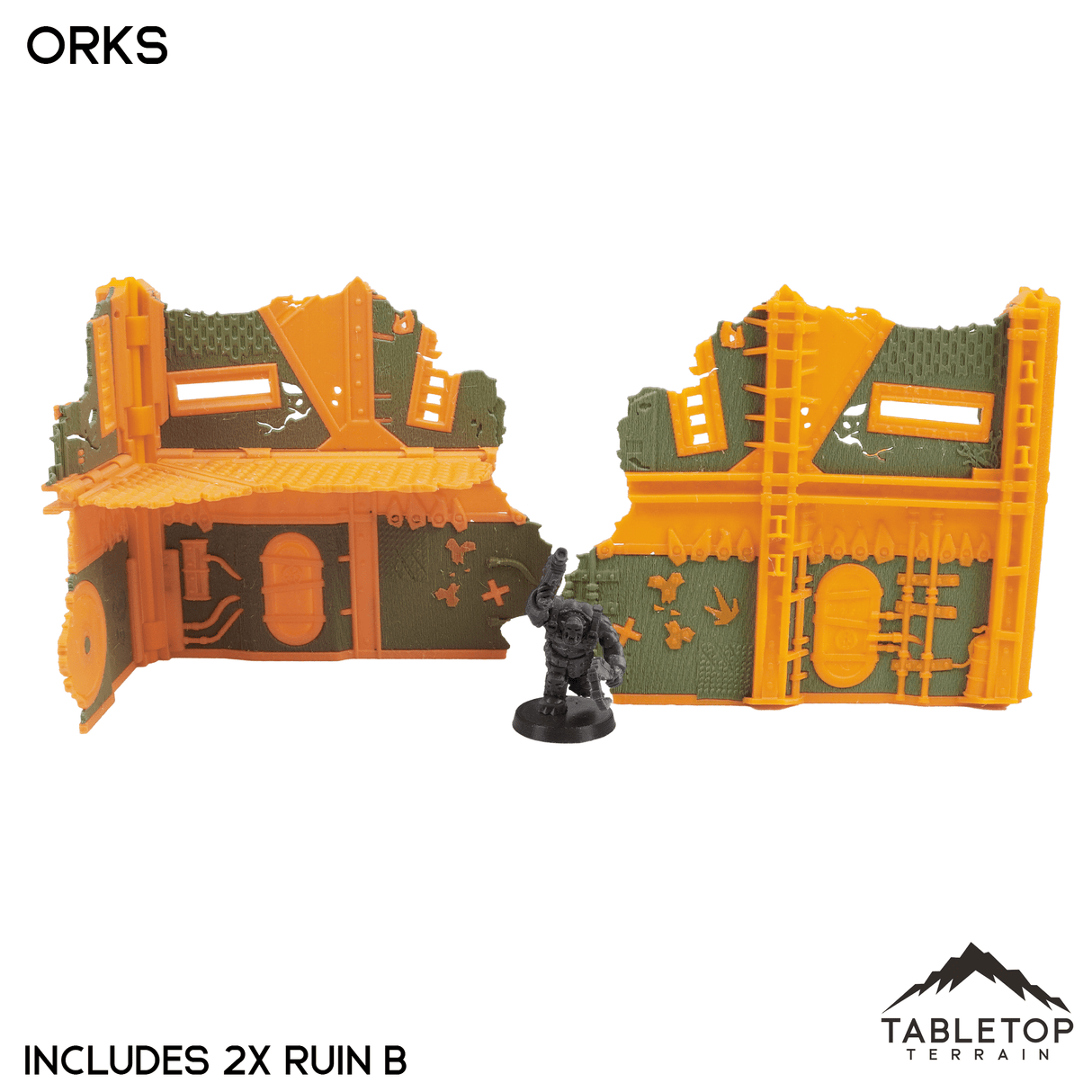Tabletop Terrain Terrain Space Orks Foldable Multicolor 10e Tournament Terrain