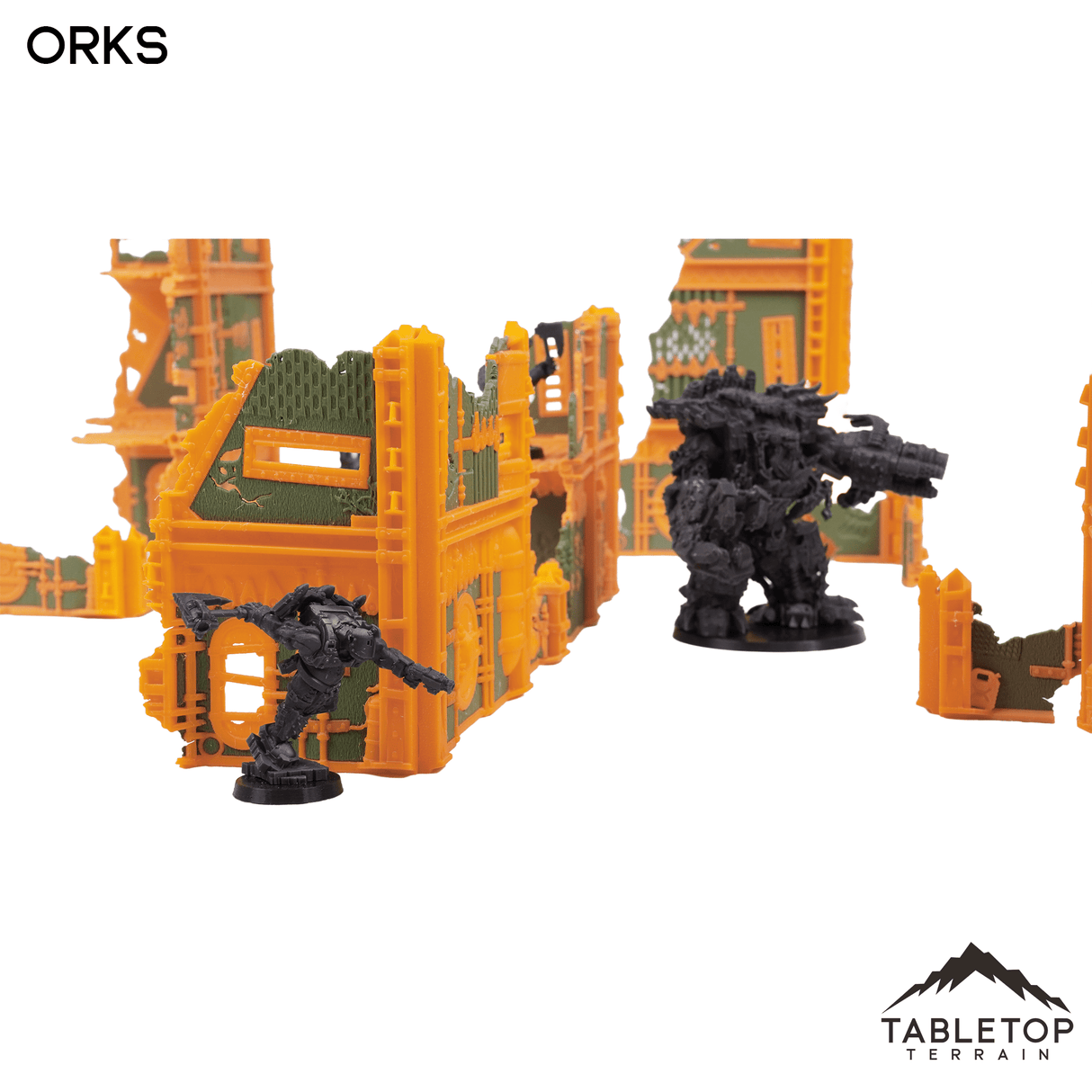 Tabletop Terrain Terrain Space Orks Foldable Multicolor 10e Tournament Terrain