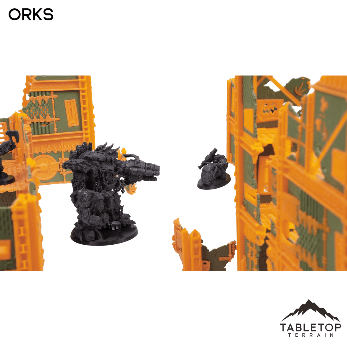 Tabletop Terrain Terrain Space Orks Foldable Multicolor 10e Tournament Terrain