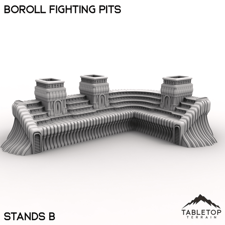 Tabletop Terrain Terrain Stands B / 28/32mm Boroll Fighting Pits
