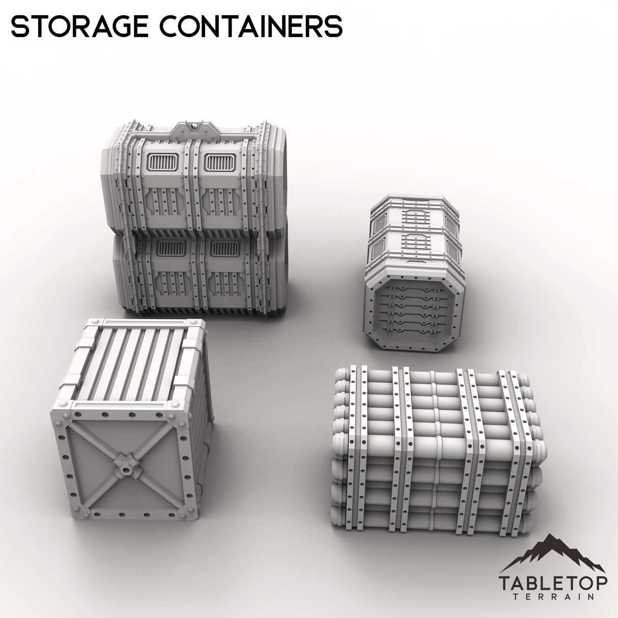 Tabletop Terrain Terrain Storage Containers - Kalthan, Logistics Hub