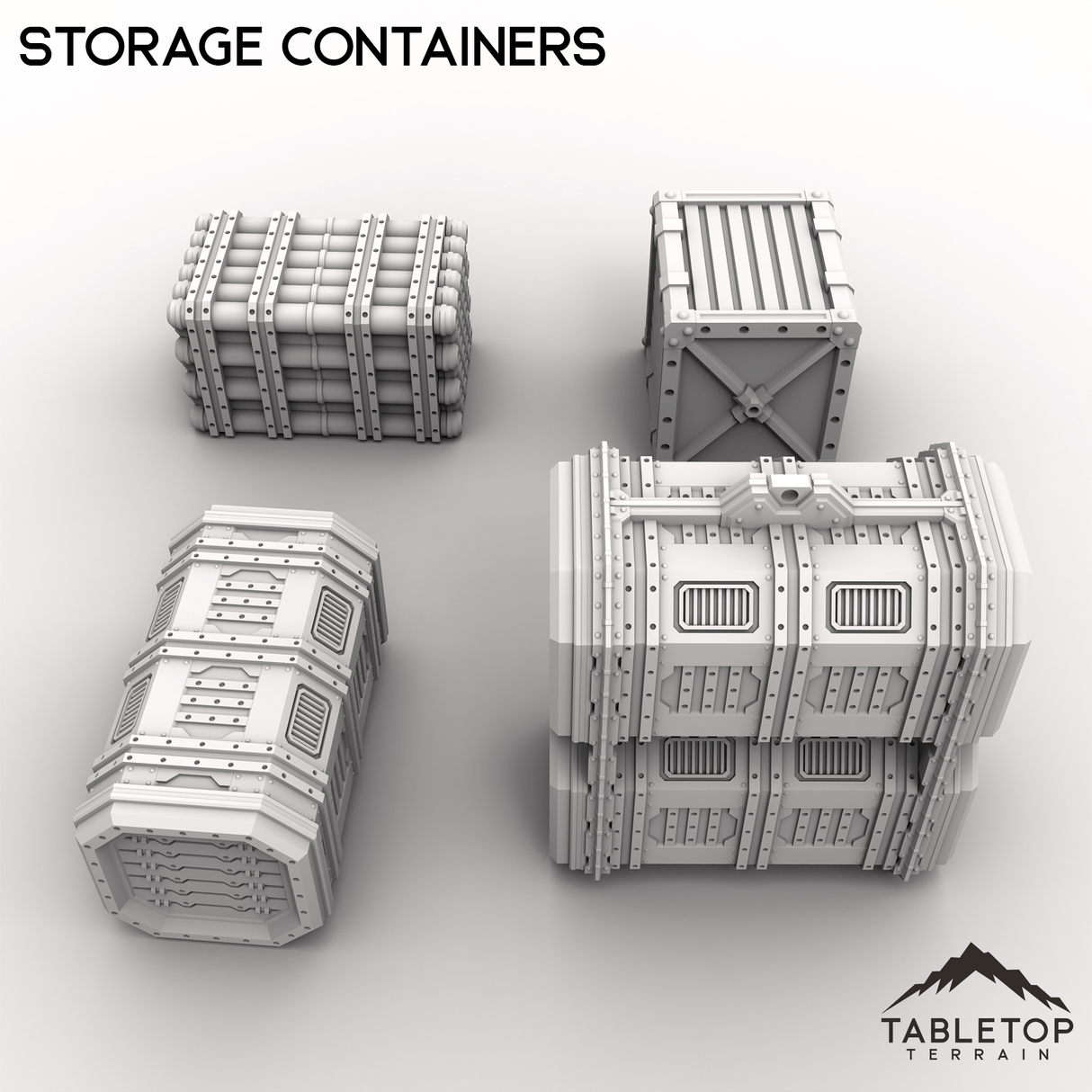 Tabletop Terrain Terrain Storage Containers - Kalthan, Logistics Hub