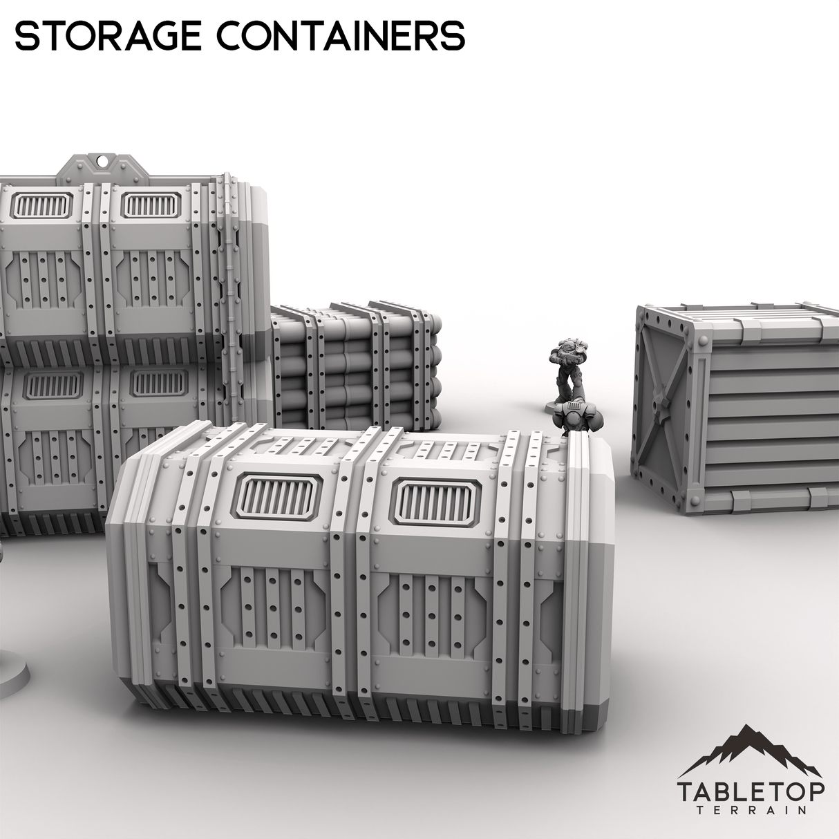 Tabletop Terrain Terrain Storage Containers - Kalthan, Logistics Hub