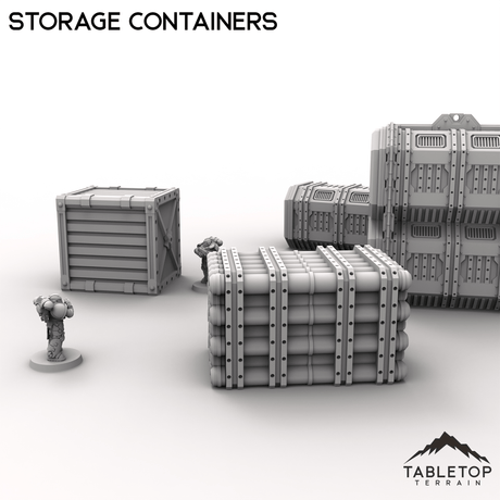 Tabletop Terrain Terrain Storage Containers - Kalthan, Logistics Hub