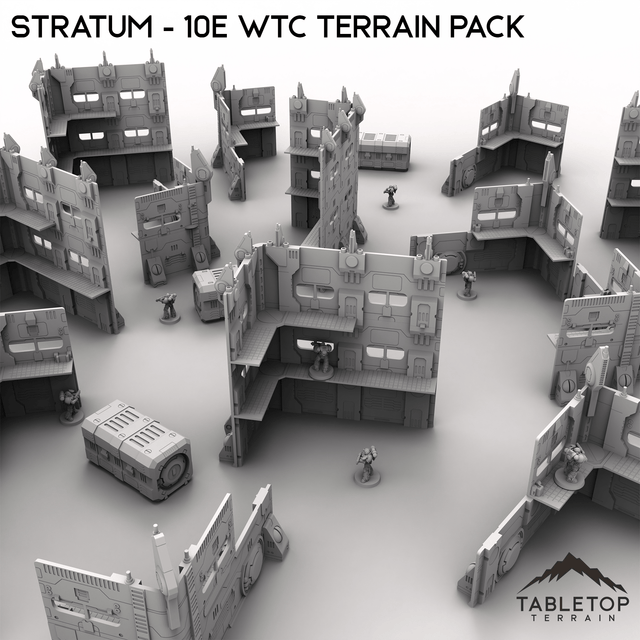 Tabletop Terrain Terrain Stratum - 10e WTC Terrain Pack