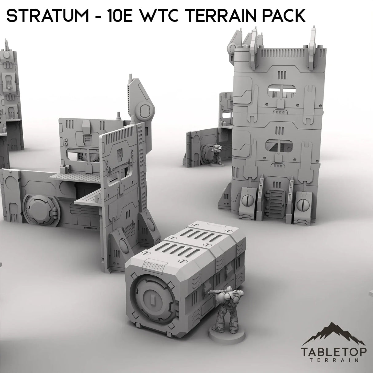 Tabletop Terrain Terrain Stratum - WTC compatible Terrain Pack
