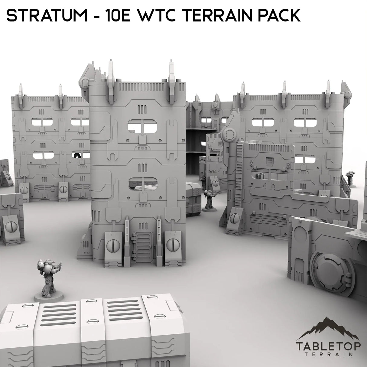 Tabletop Terrain Terrain Stratum - WTC compatible Terrain Pack