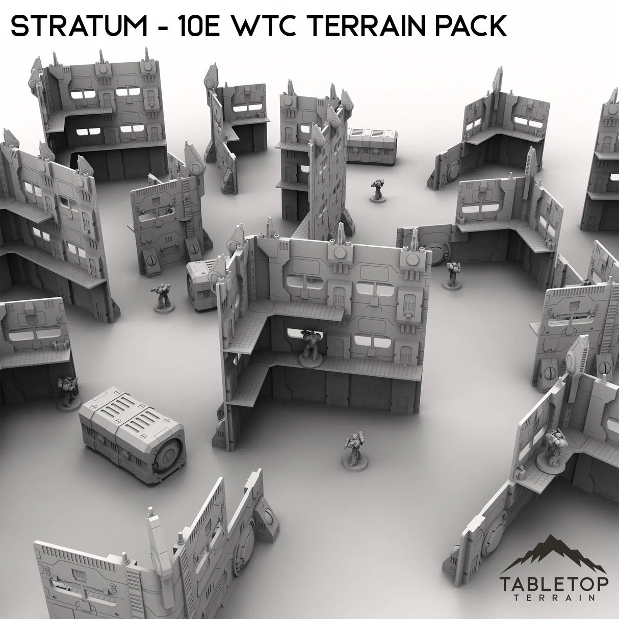 Tabletop Terrain Terrain Stratum - WTC compatible Terrain Pack