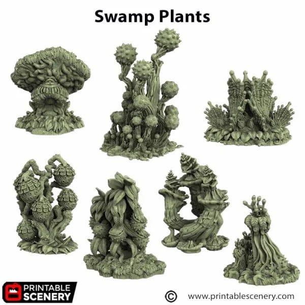 Tabletop Terrain Terrain Swamp Plants - The Gloaming Swamp