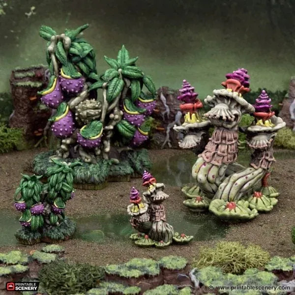 Tabletop Terrain Terrain Swamp Plants - The Gloaming Swamp
