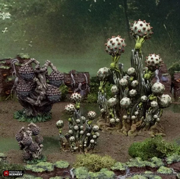 Tabletop Terrain Terrain Swamp Plants - The Gloaming Swamp