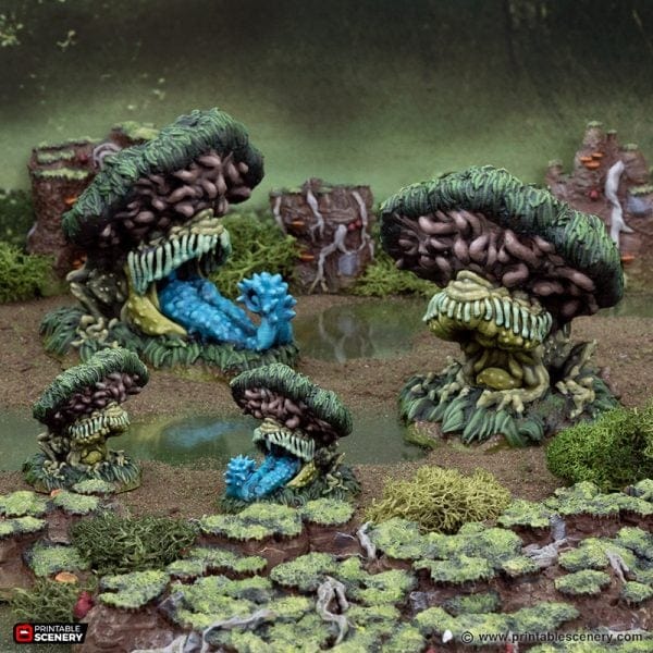 Tabletop Terrain Terrain Swamp Plants - The Gloaming Swamp