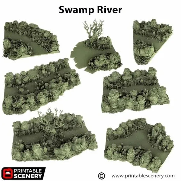 Tabletop Terrain Terrain Swamp River - The Gloaming Swamp