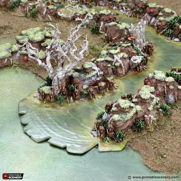 Tabletop Terrain Terrain Swamp River - The Gloaming Swamp