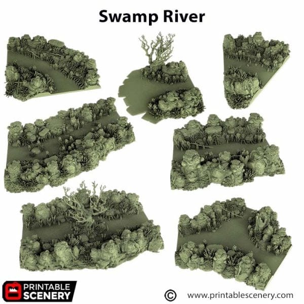 Tabletop Terrain Terrain Swamp River - The Gloaming Swamp