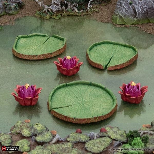 Tabletop Terrain Terrain Swamp Scatter - The Gloaming Swamp