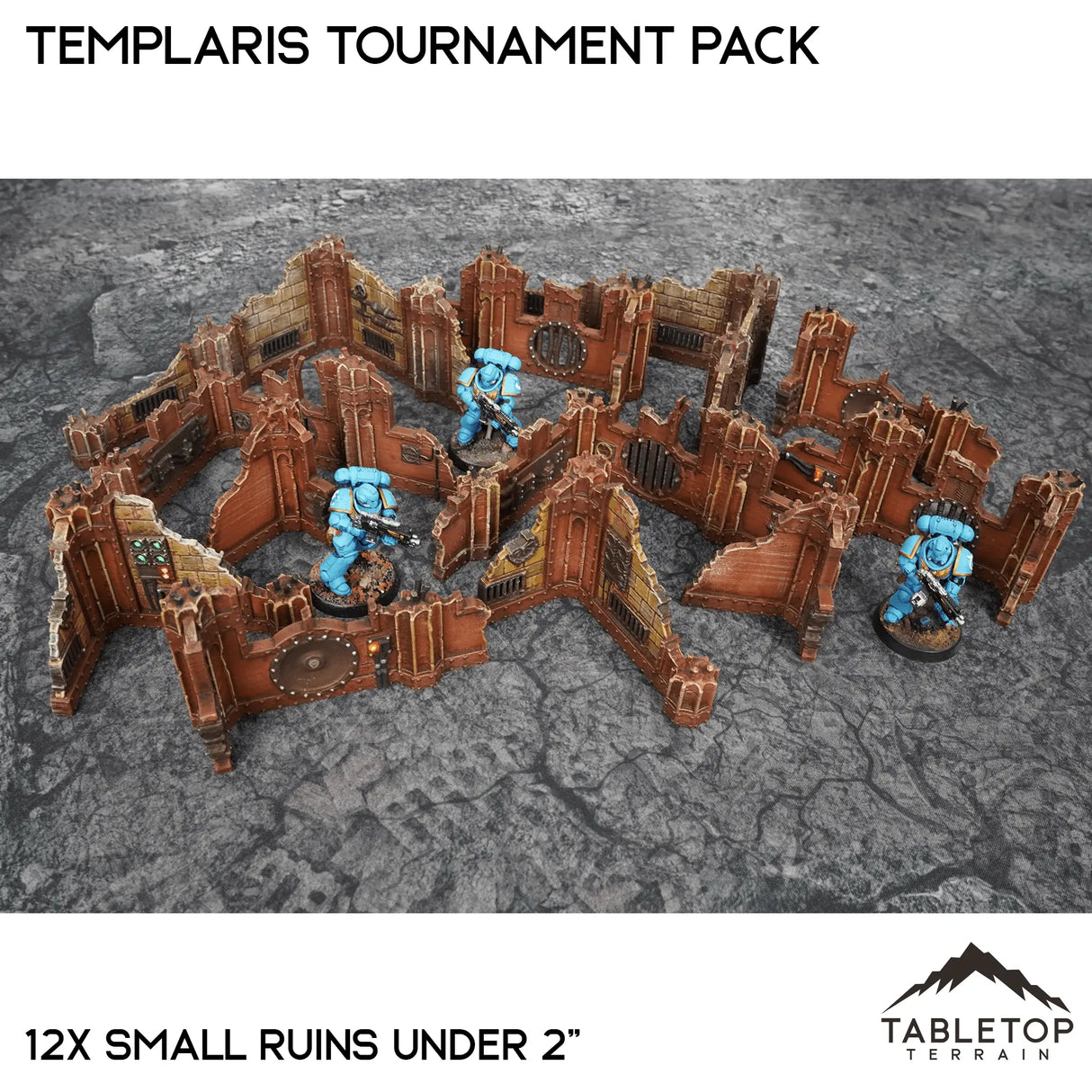 Tabletop Terrain Terrain Templaris Competitive Tournament Pack - Chapter Approved/Pariah Nexus Compatible 10e Table Set