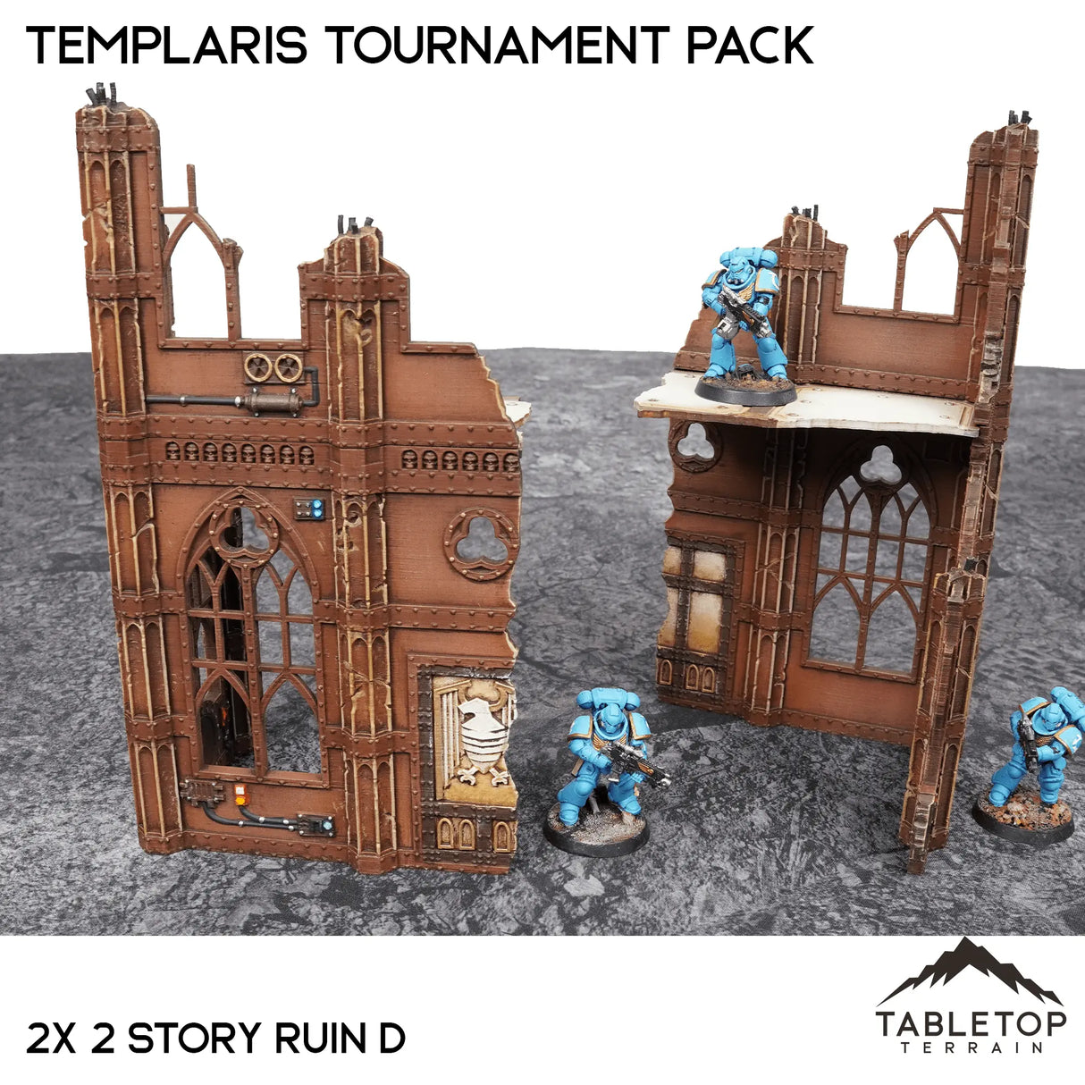 Tabletop Terrain Terrain Templaris Competitive Tournament Pack - Chapter Approved/Pariah Nexus Compatible 10e Table Set