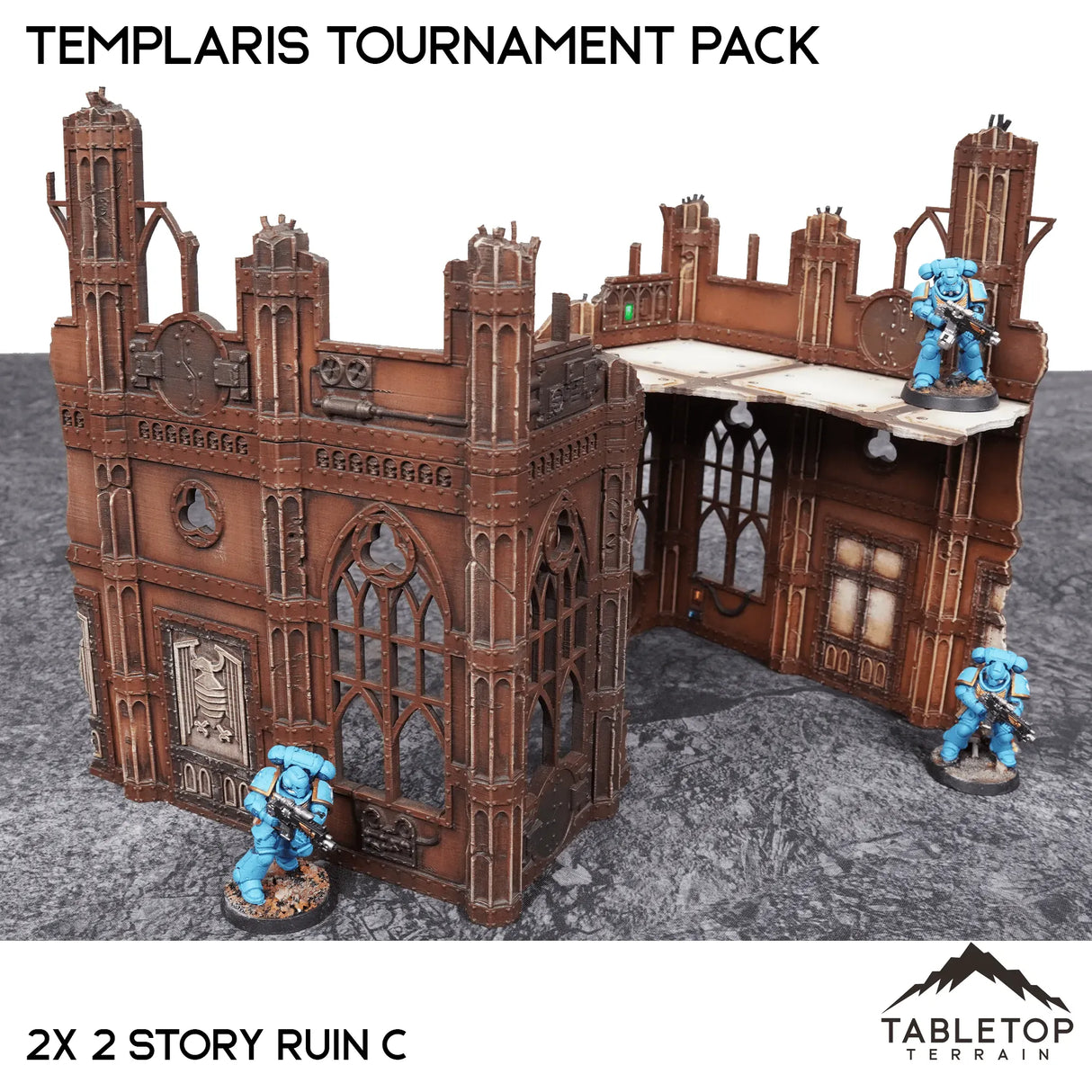 Tabletop Terrain Terrain Templaris Competitive Tournament Pack - Chapter Approved/Pariah Nexus Compatible 10e Table Set