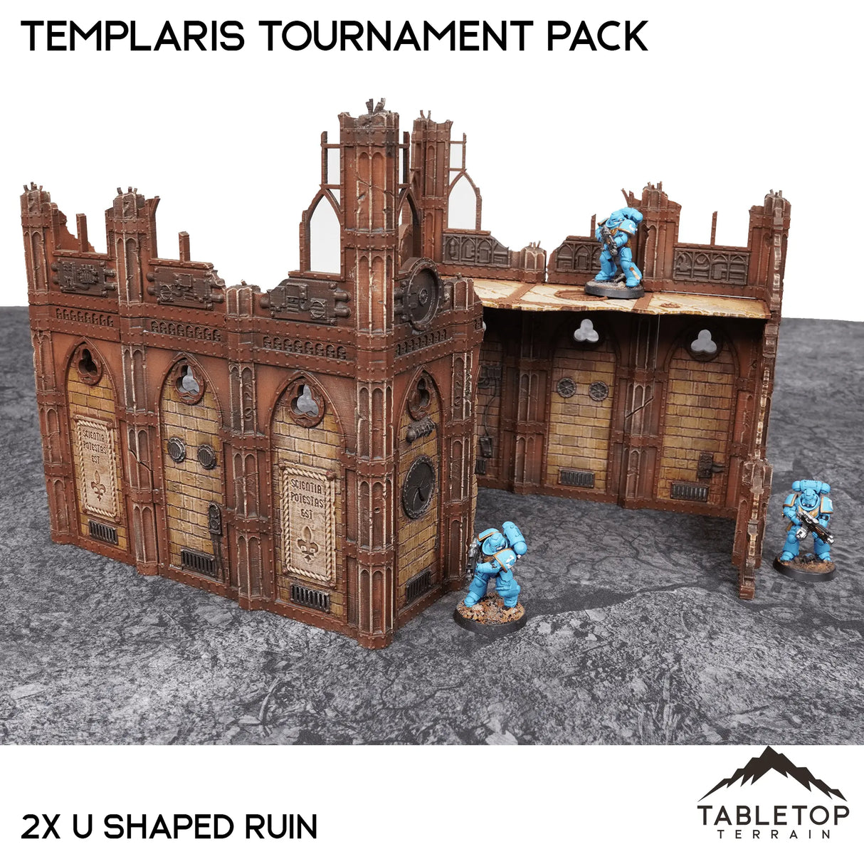 Tabletop Terrain Terrain Templaris Competitive Tournament Pack - Chapter Approved/Pariah Nexus Compatible 10e Table Set