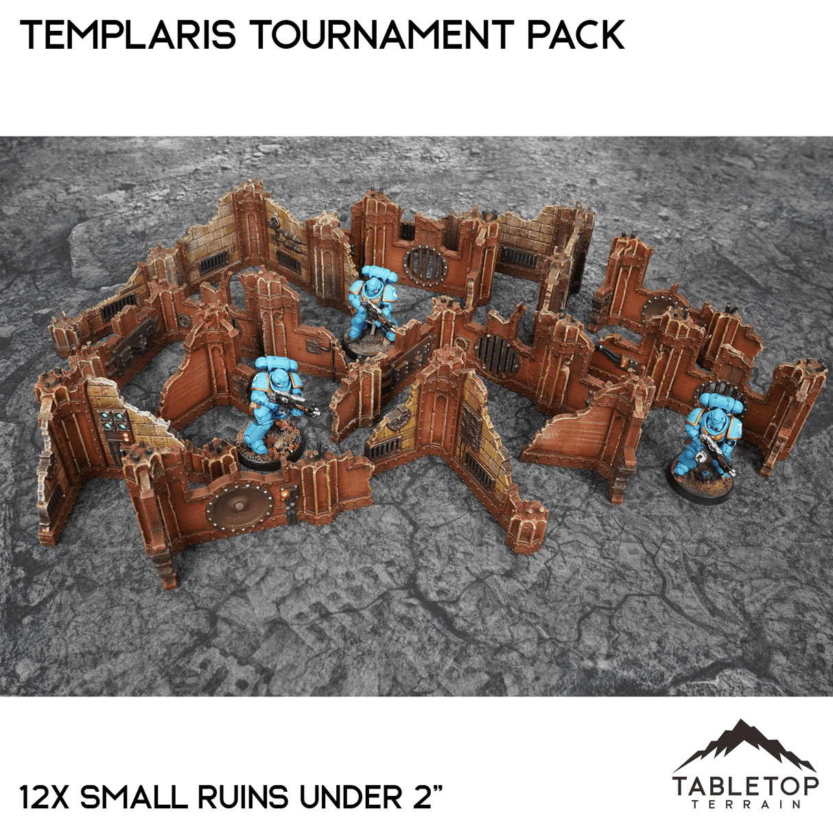 Tabletop Terrain Terrain Templaris Competitive Tournament Pack - Pariah Nexus Compatible 10e Table Set