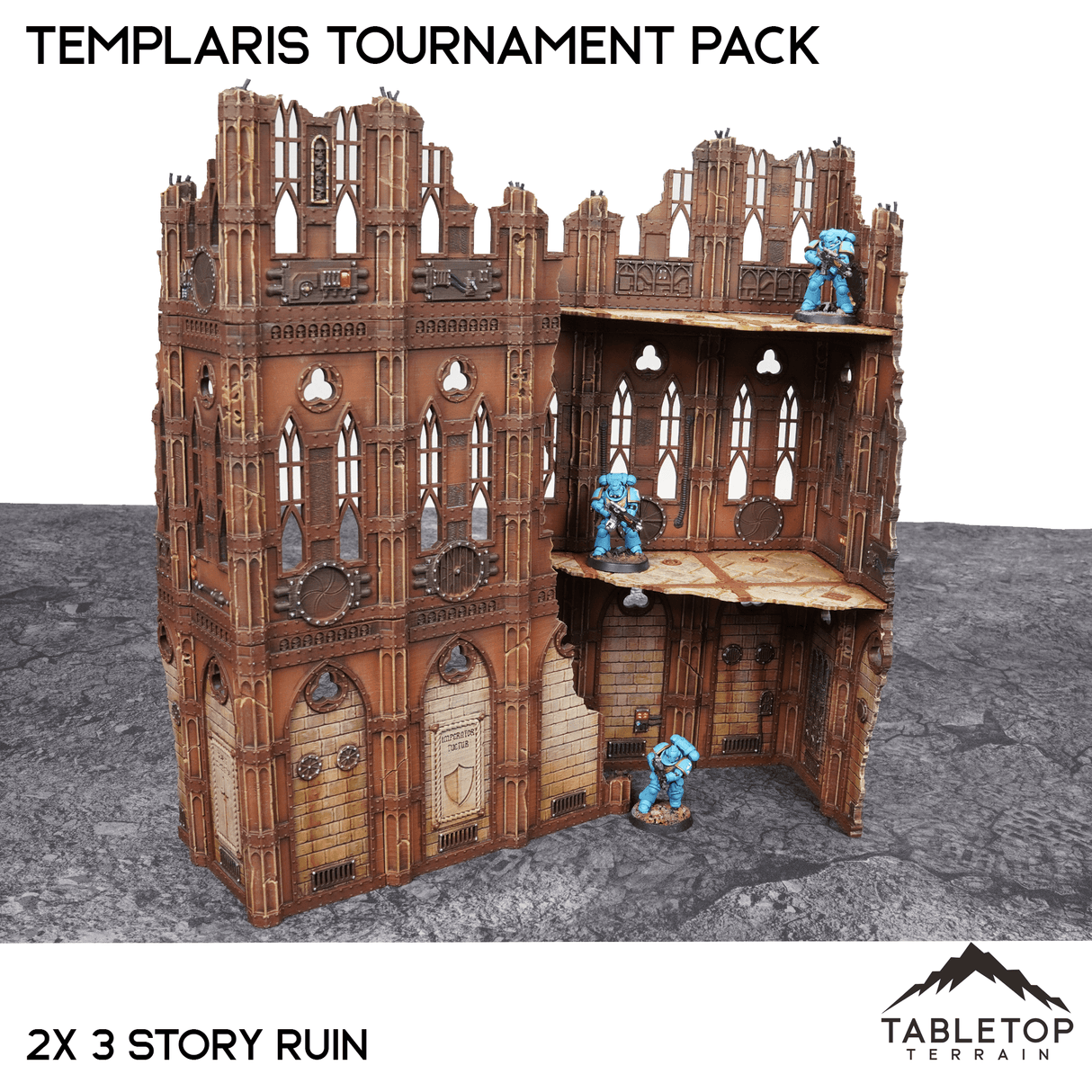 Tabletop Terrain Terrain Templaris Competitive Tournament Pack - Pariah Nexus Compatible 10e Table Set