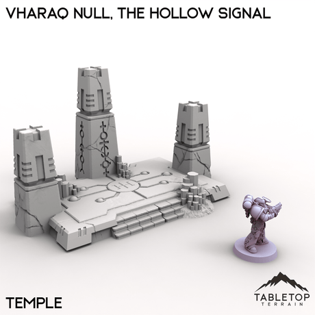 Tabletop Terrain Terrain Temple / 28/32mm Vharaq Null, The Hollow Signal