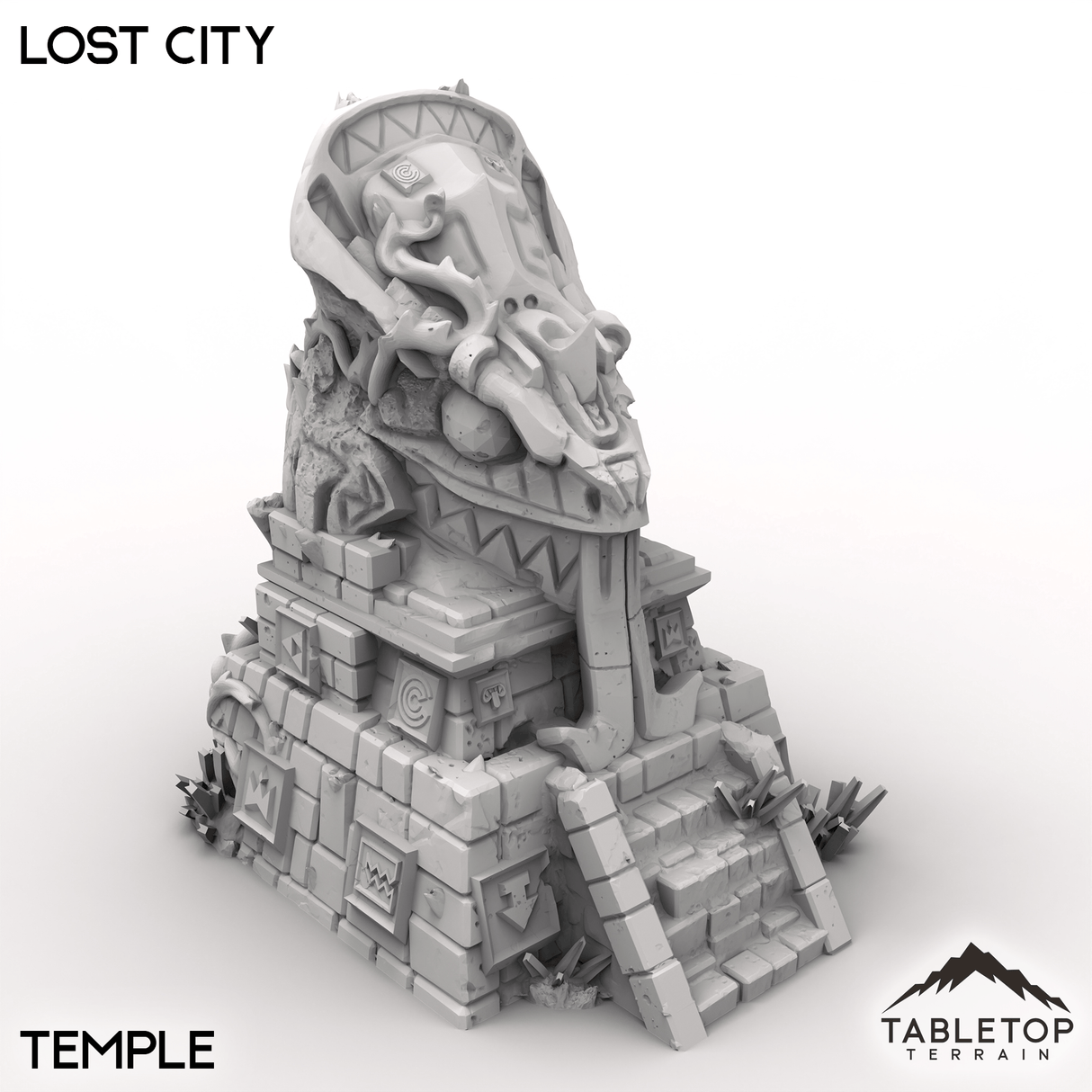 Tabletop Terrain Terrain Temple / 32mm Lost City