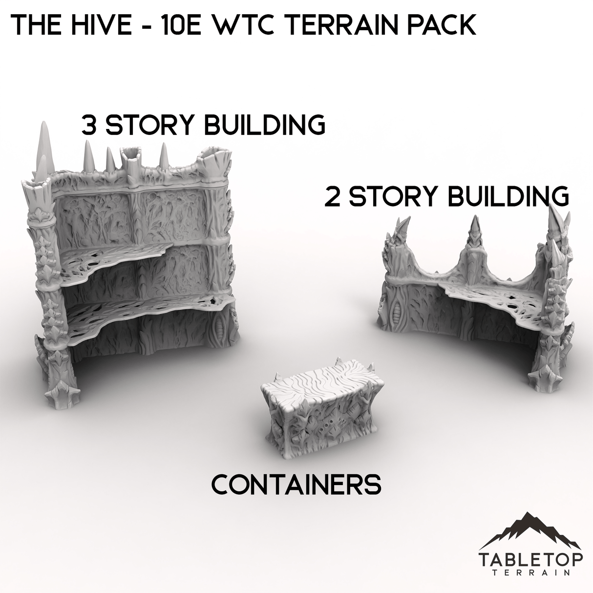 Tabletop Terrain Terrain The Hive - WTC compatible Terrain Pack