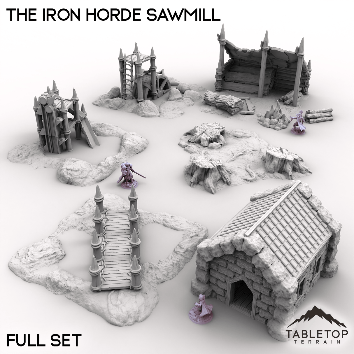 Tabletop Terrain Terrain The Iron Horde Sawmill