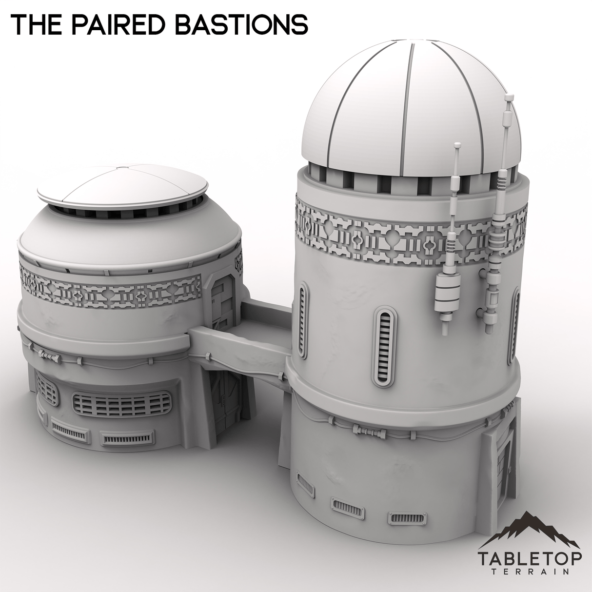 Tabletop Terrain Terrain The Paired Bastions