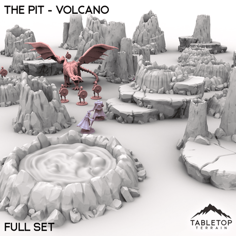 Tabletop Terrain Terrain The Pit - Volcano