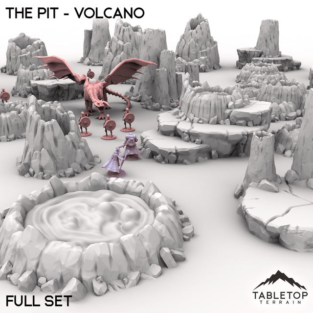 Tabletop Terrain Terrain The Pit - Volcano