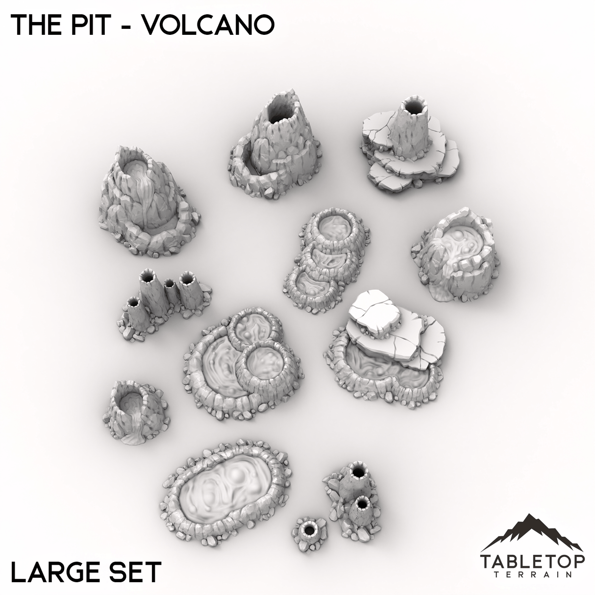 Tabletop Terrain Terrain The Pit - Volcano