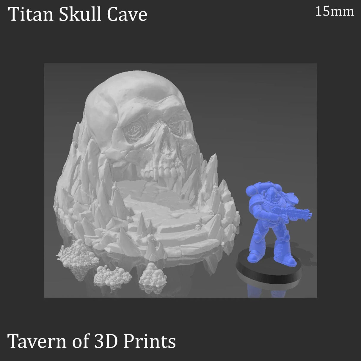 Tabletop Terrain Terrain Titan Skull Cave - Fantasy Terrain