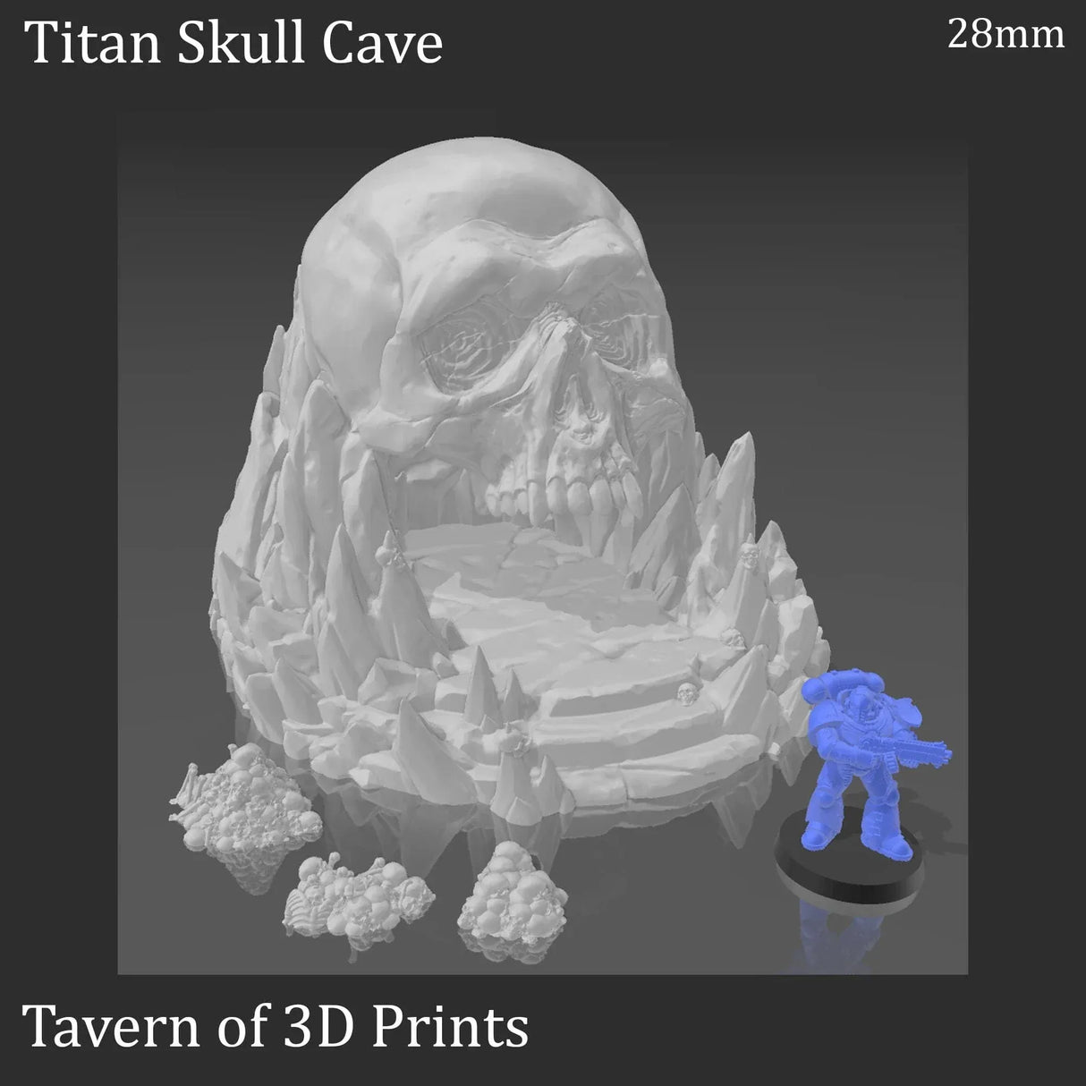 Tabletop Terrain Terrain Titan Skull Cave - Fantasy Terrain