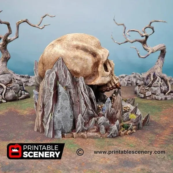 Tabletop Terrain Terrain Titan Skull Cave - Fantasy Terrain