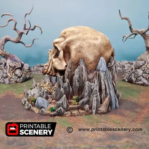 Tabletop Terrain Terrain Titan Skull Cave - Fantasy Terrain