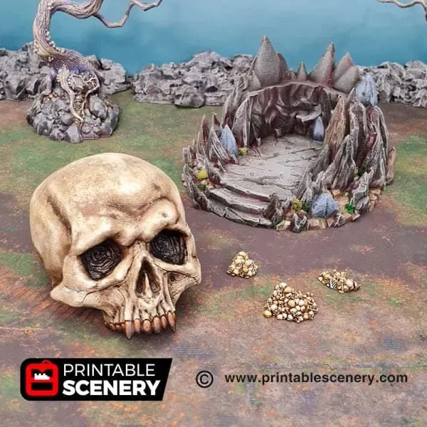 Tabletop Terrain Terrain Titan Skull Cave - Fantasy Terrain