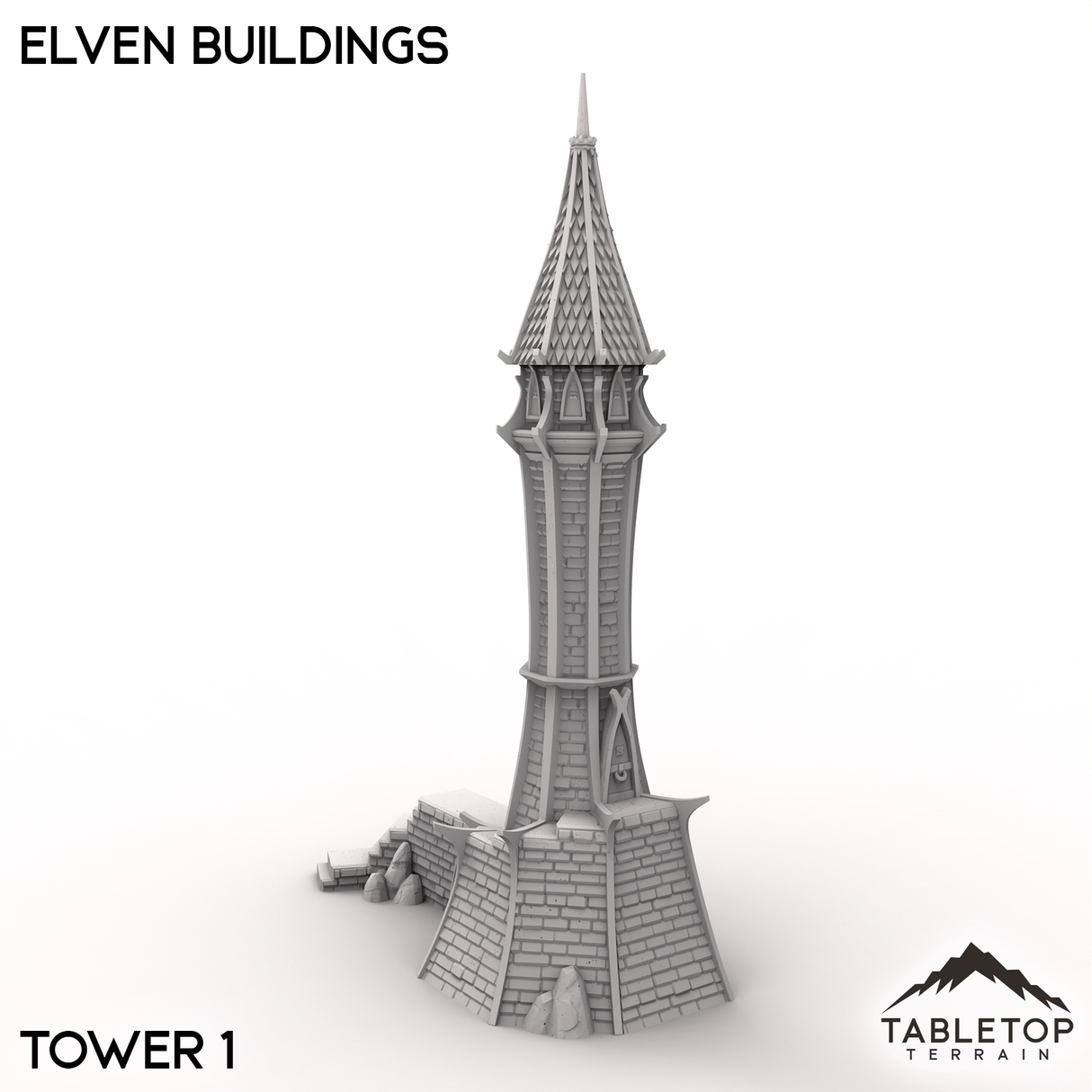 Tabletop Terrain Terrain Tower 1 / 32mm Elven Buildings