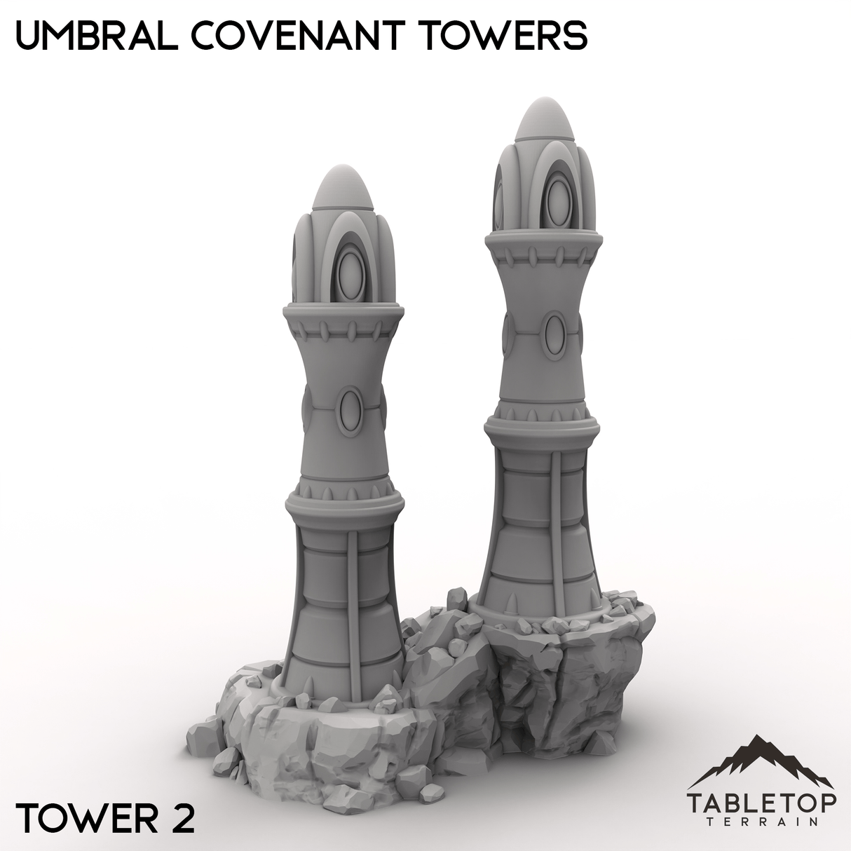 Tabletop Terrain Terrain Tower 2 / 32mm Umbral Covenant Towers