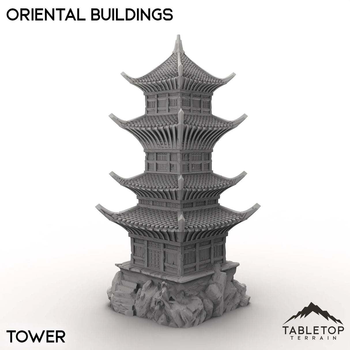 Tabletop Terrain Terrain Tower / 32mm Oriental Buildings