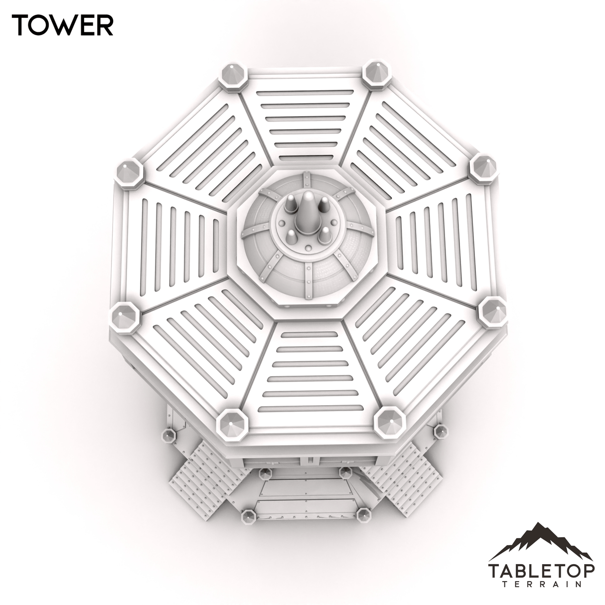Tabletop Terrain Terrain Tower - Phoebian V Airfield