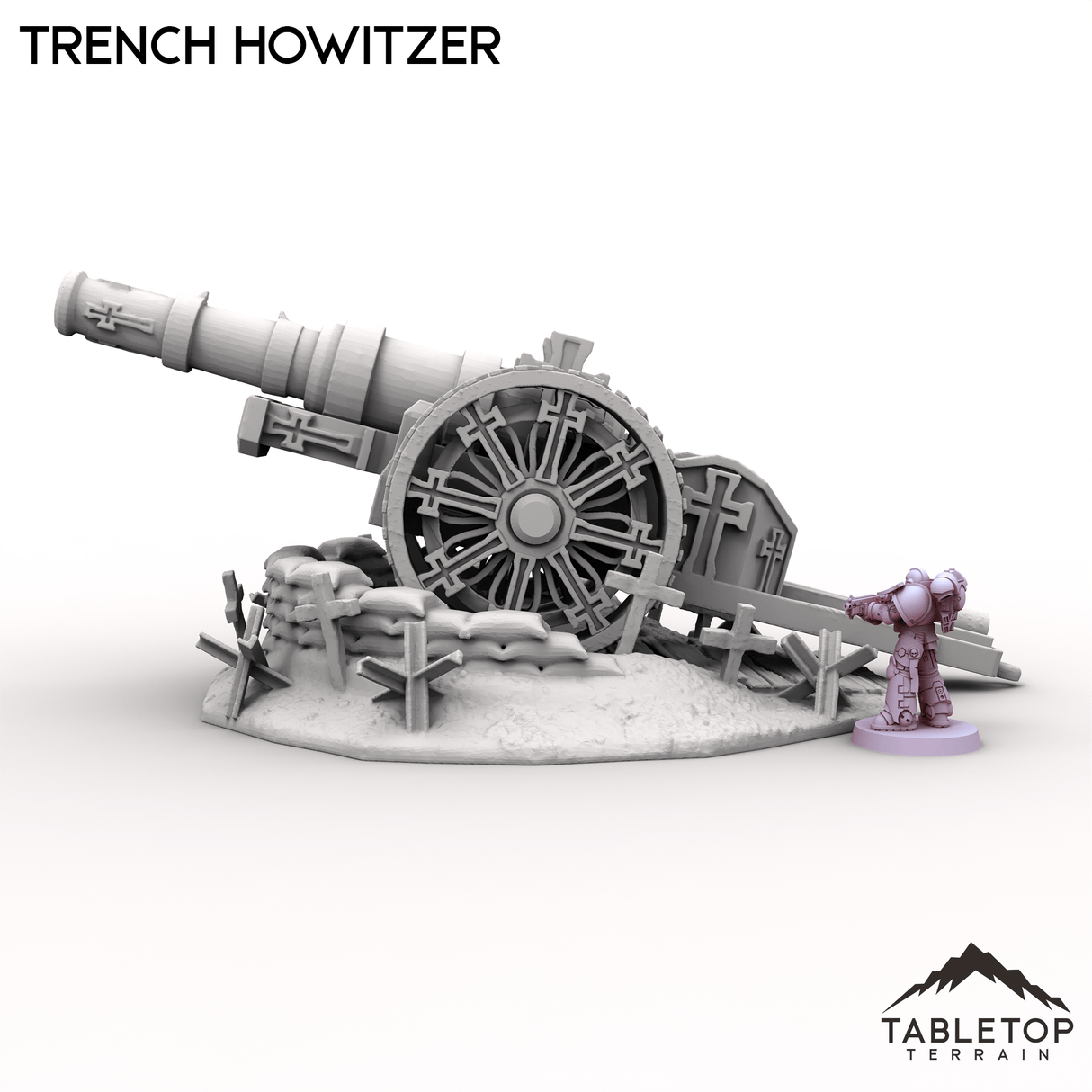 Tabletop Terrain Terrain Trench Howitzer