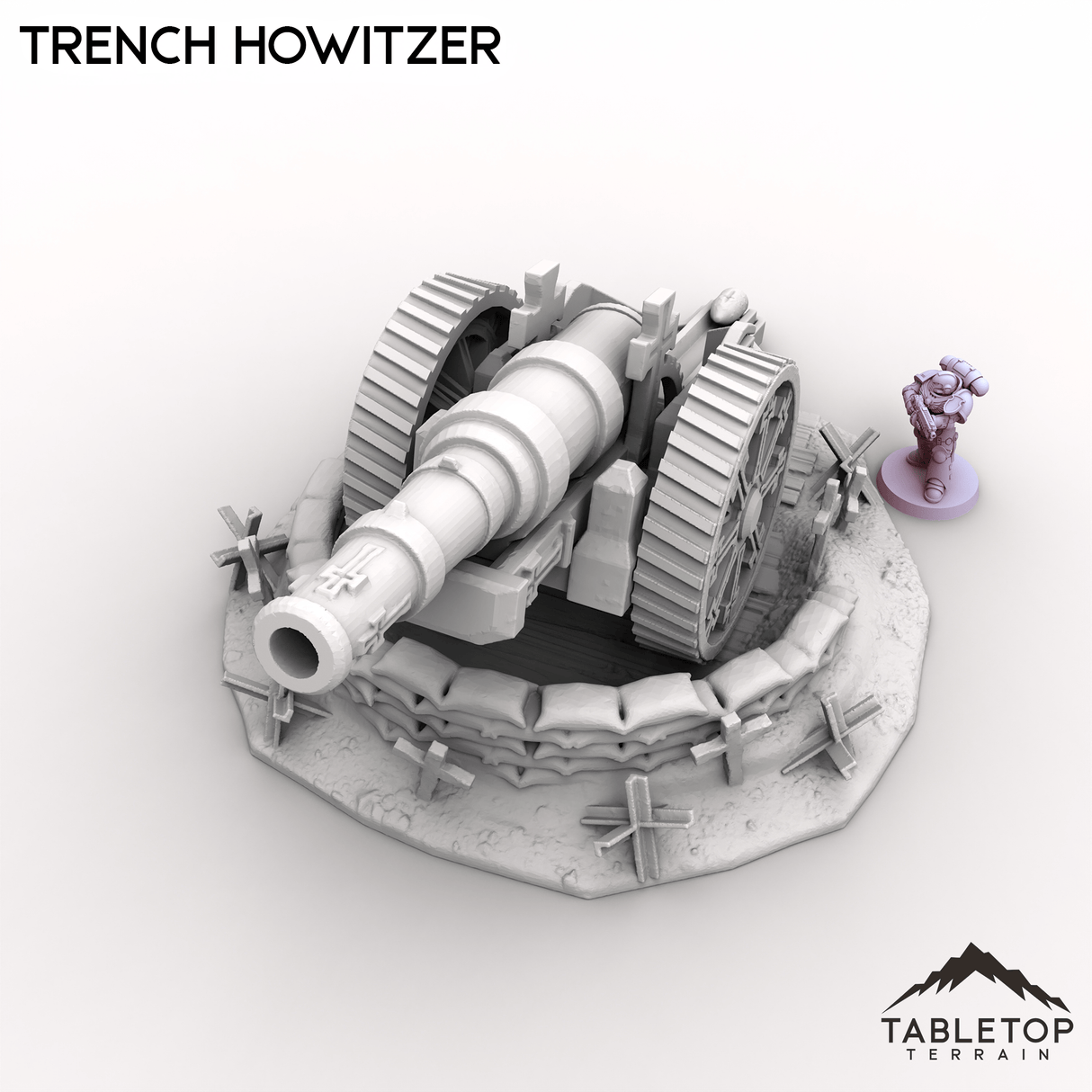 Tabletop Terrain Terrain Trench Howitzer