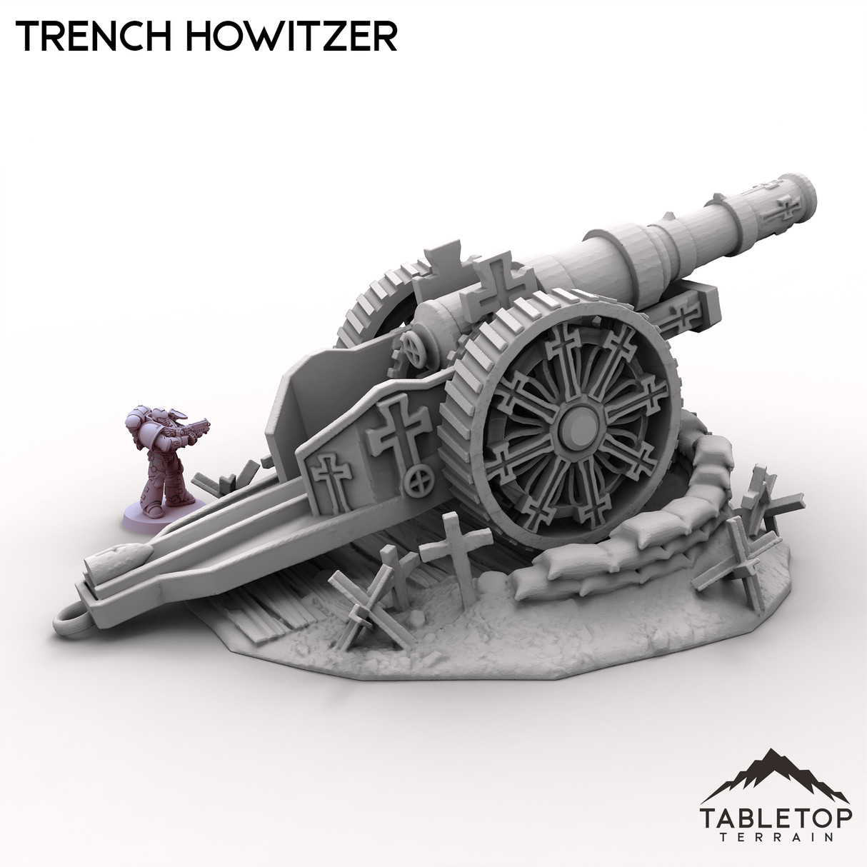 Tabletop Terrain Terrain Trench Howitzer