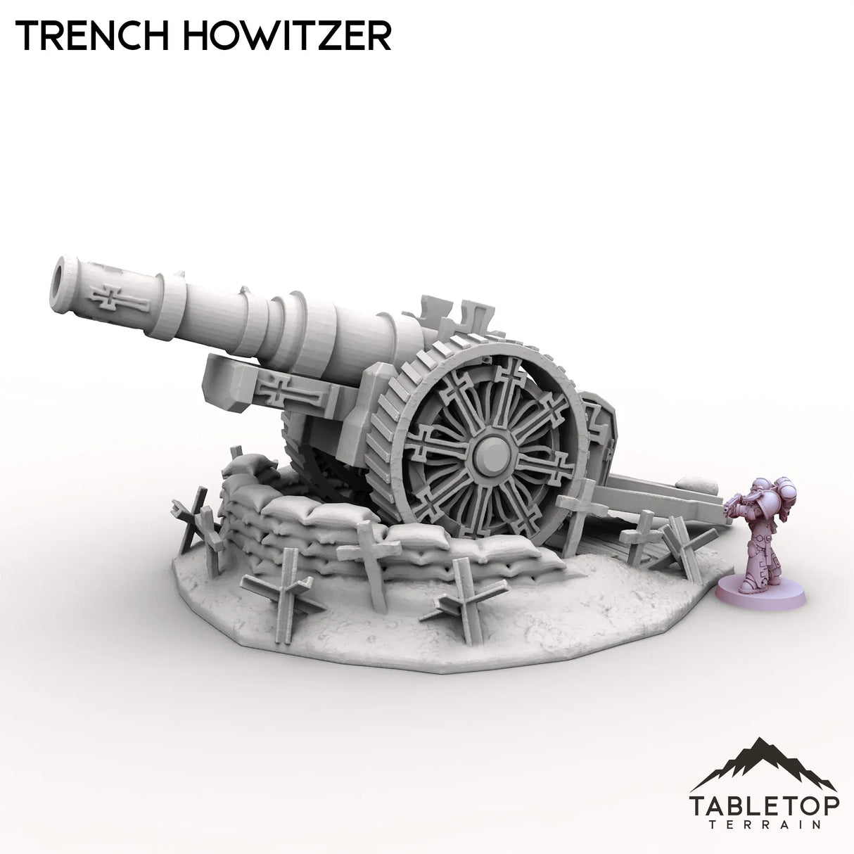 Tabletop Terrain Terrain Trench Howitzer